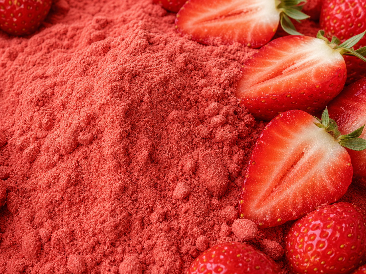 Strawberry juice powder